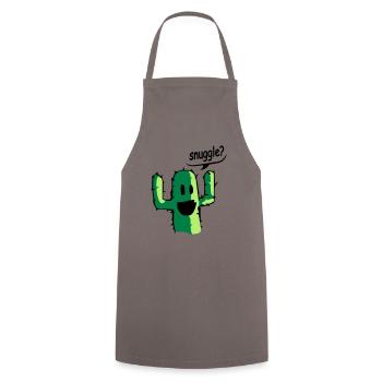 snuggle - Cooking Apron - grey - Front - AI Model Male 185 dark (185cm)