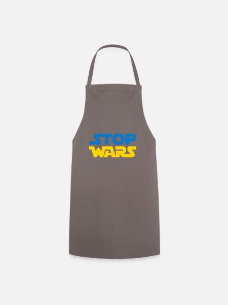 Stop Wars - Kochschürze - Grau