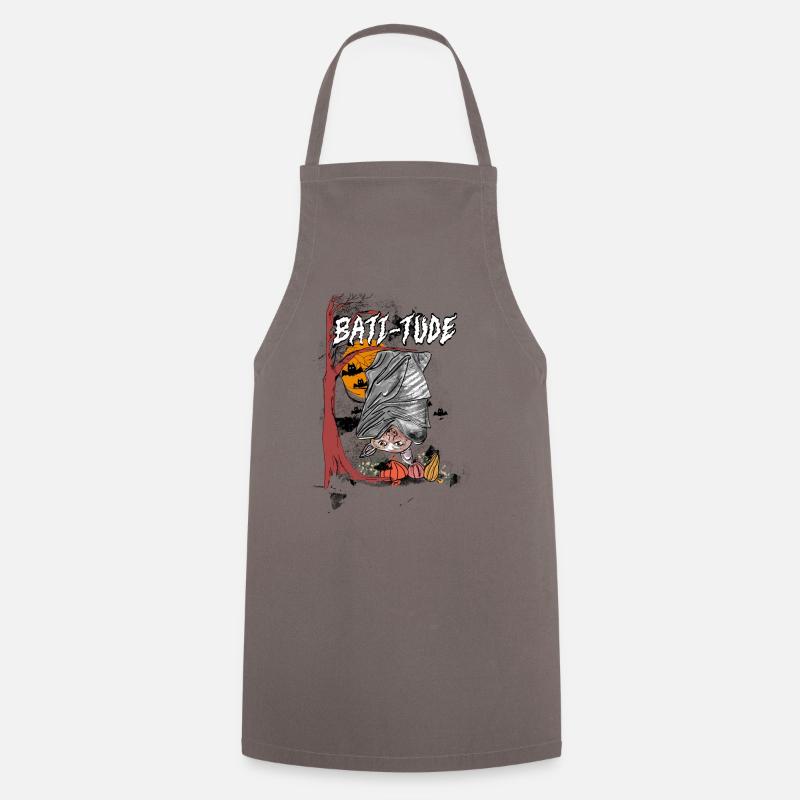 Batt-itude - Tablier de cuisine - gris