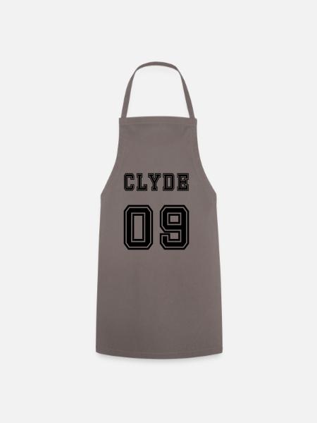 Clyde Rückseite - Kochschürze - Grau