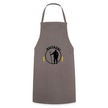 Bauer Landwirt Mistkerl lustige Geschenkidee - Kochschürze - Grau - Vorne - AI Model Male 185 dark (185cm)