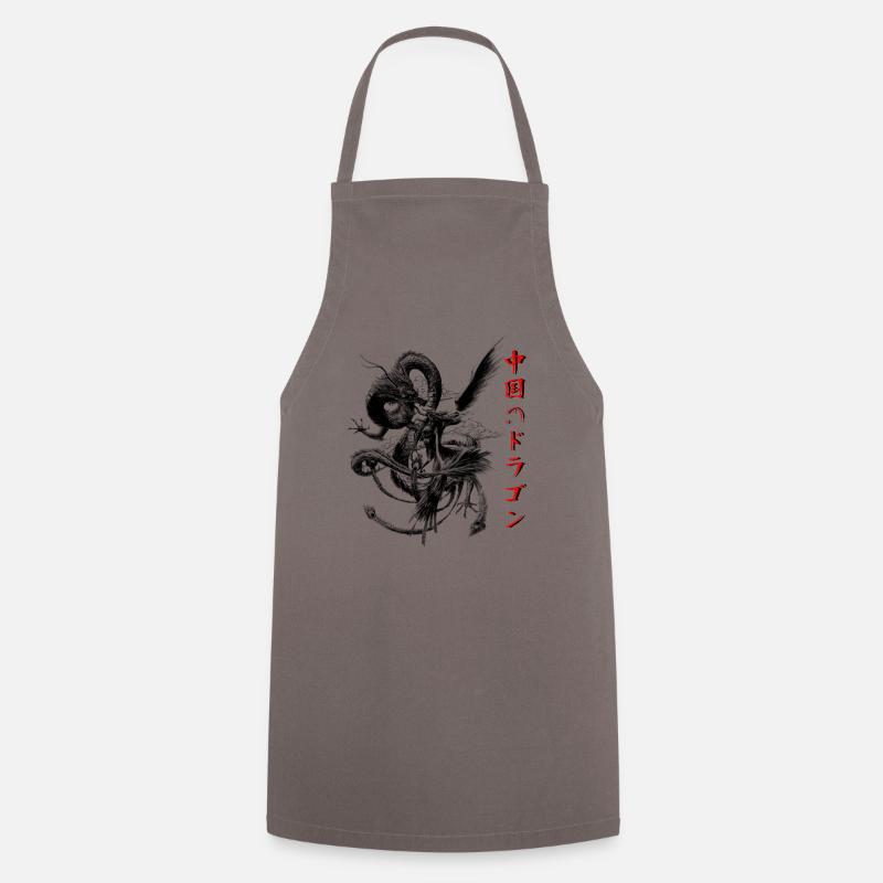 Dragon - Tablier de cuisine - gris