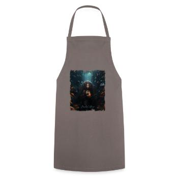 Dans l'antre de la sirène - Tablier de cuisine - gris - Devant - AI Model Male 185 dark (185cm)