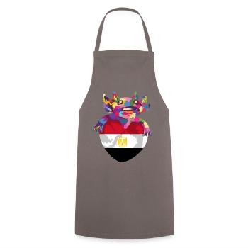 Egypt Flag Hurghada Africa Egyptian Flag - Cooking Apron - grey - Front - AI Model Male 185 dark (185cm)