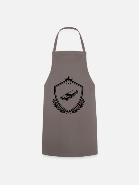 Exhaust tuning crest - Cooking Apron - grey