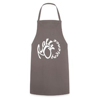 Rally obedience design for dog sport with dog - Cooking Apron - grey - Front - AI Model Male 185 dark (185cm)