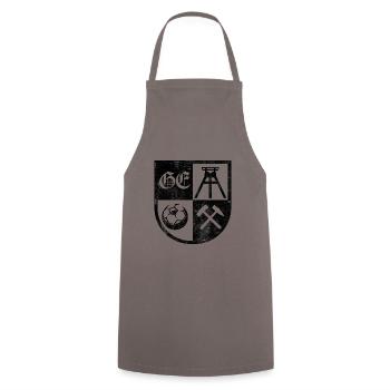 Armoiries de Gelsenkirchen - Tablier de cuisine - gris - Devant - AI Model Male 185 dark (185cm)