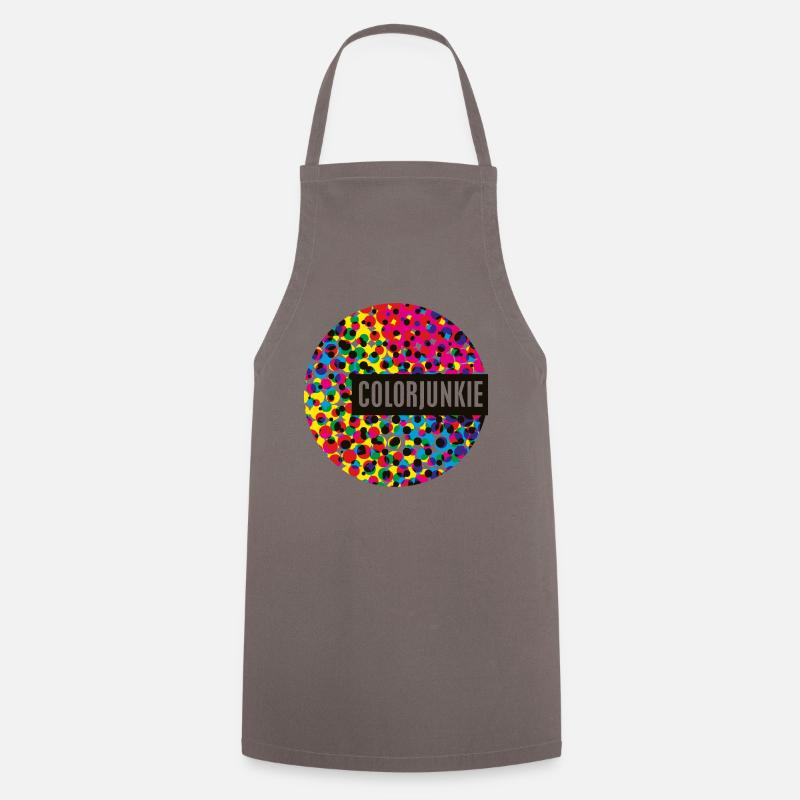 Points de demi-teintes pour les colojunkies - Tablier de cuisine - gris