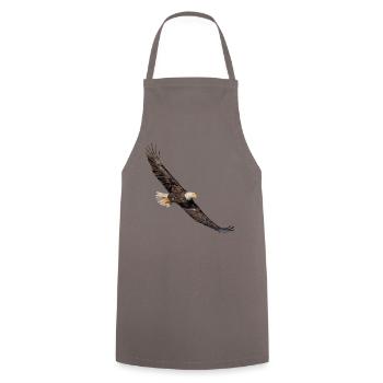Pygargue à tête blanche - Tablier de cuisine - gris - Devant - AI Model Male 185 dark (185cm)