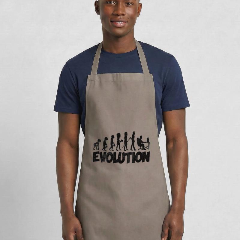 Computer Nerd Evolution Kochschürze