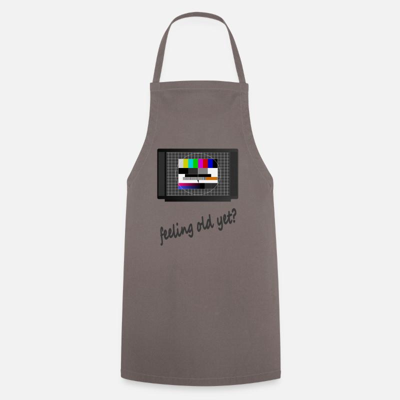 Test Image - Feeling old yet - Cooking Apron - grey