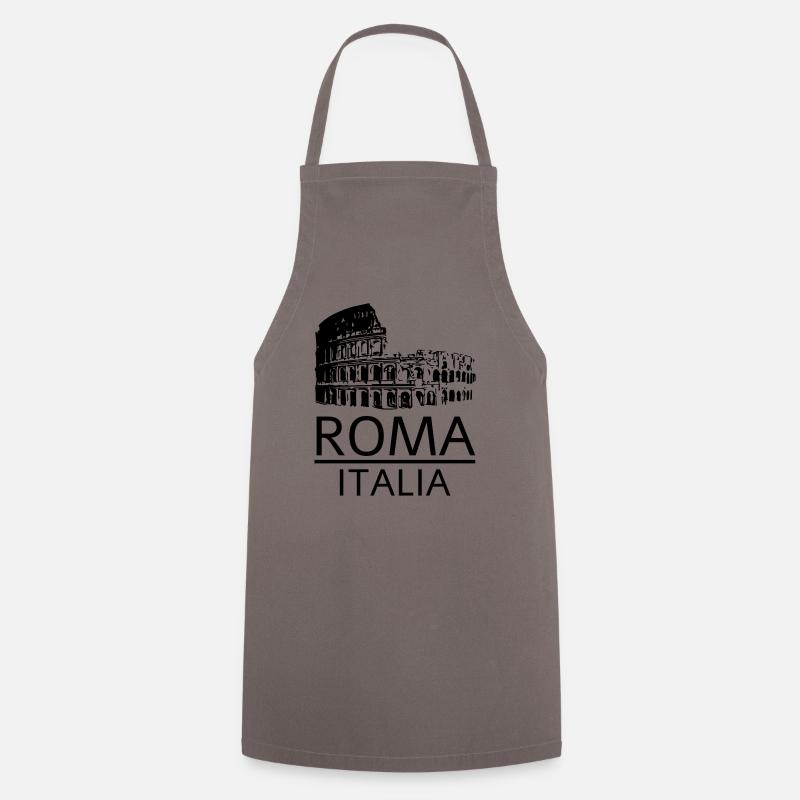 Rome Italy - Cooking Apron - grey