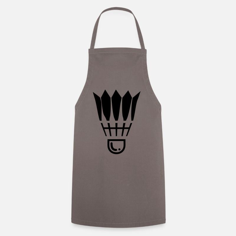 Symbole de badminton - Tablier de cuisine - gris