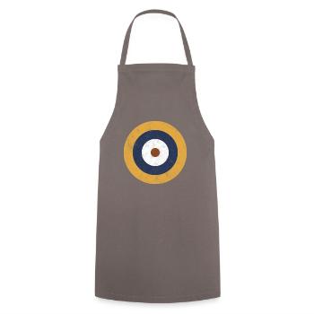 Spitfire Roundel - Cooking Apron - grey - Front - AI Model Male 185 dark (185cm)