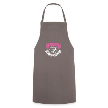 Just A Girl Who Loves Kitesurf Geschenk Surfer - Tablier de cuisine - gris - Devant - AI Model Male 185 dark (185cm)
