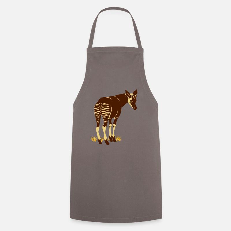 Okapi - Cooking Apron - grey
