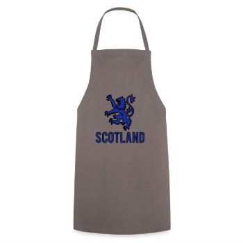 scotland_001 - Cooking Apron - grey - Front - AI Model Male 185 dark (185cm)
