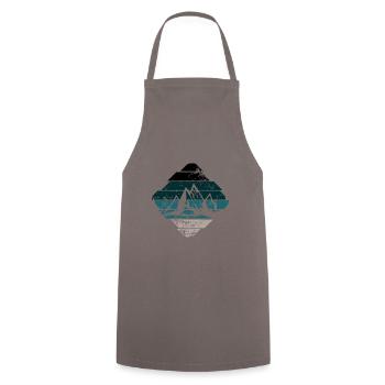 Berg - Tablier de cuisine - gris - Devant - AI Model Male 185 dark (185cm)