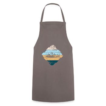 Berg - Tablier de cuisine - gris - Devant - AI Model Male 185 dark (185cm)