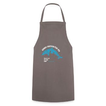 Sea Animal Ironic Zitat Cute Delfin Ocean - Kochschürze - Grau - Vorne - AI Model Male 185 dark (185cm)