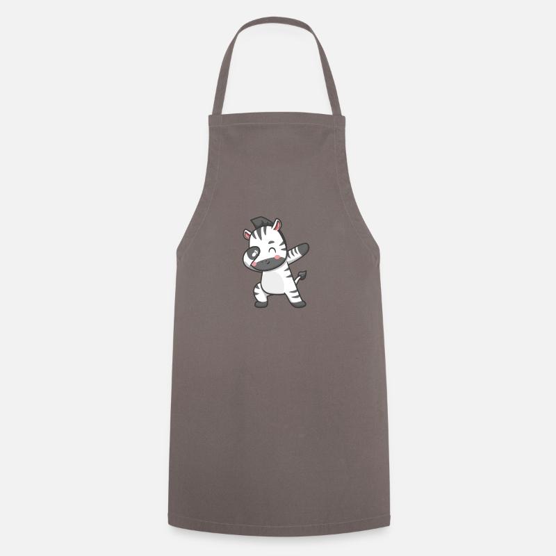 Zèbre - Tablier de cuisine - gris