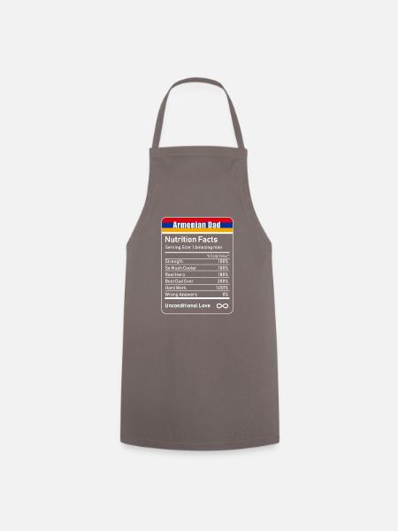 Armenischer Vater Geschenk für Vatertag - Kochschürze - Grau