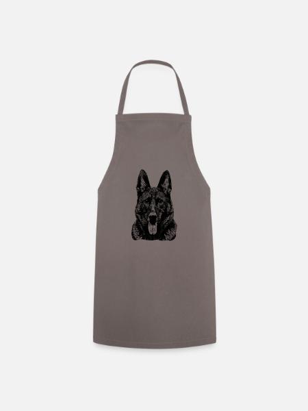 Schäferhund deutscher Schäferhund Transparent - Kochschürze - Grau