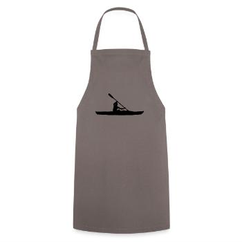 Rowing Kayak Sport Canoeing Canoeing Canoe Kayak F - Cooking Apron - grey - Front - AI Model Male 185 dark (185cm)