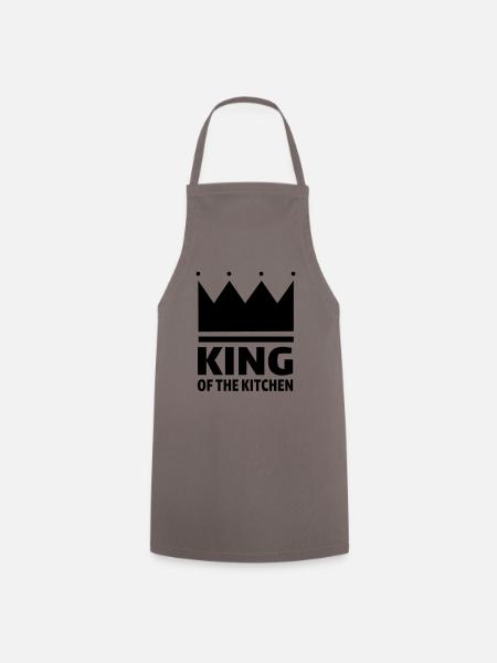 king of the kitchen krone - Kochschürze - Grau