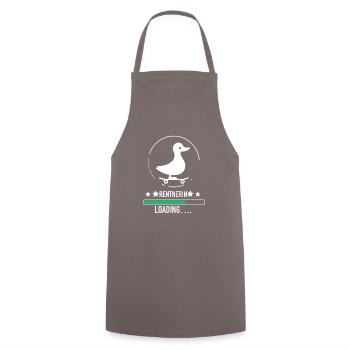 Rentnerin Pension Ruhestand Geschenk Für Damen - Cooking Apron - grey - Front - AI Model Male 185 dark (185cm)