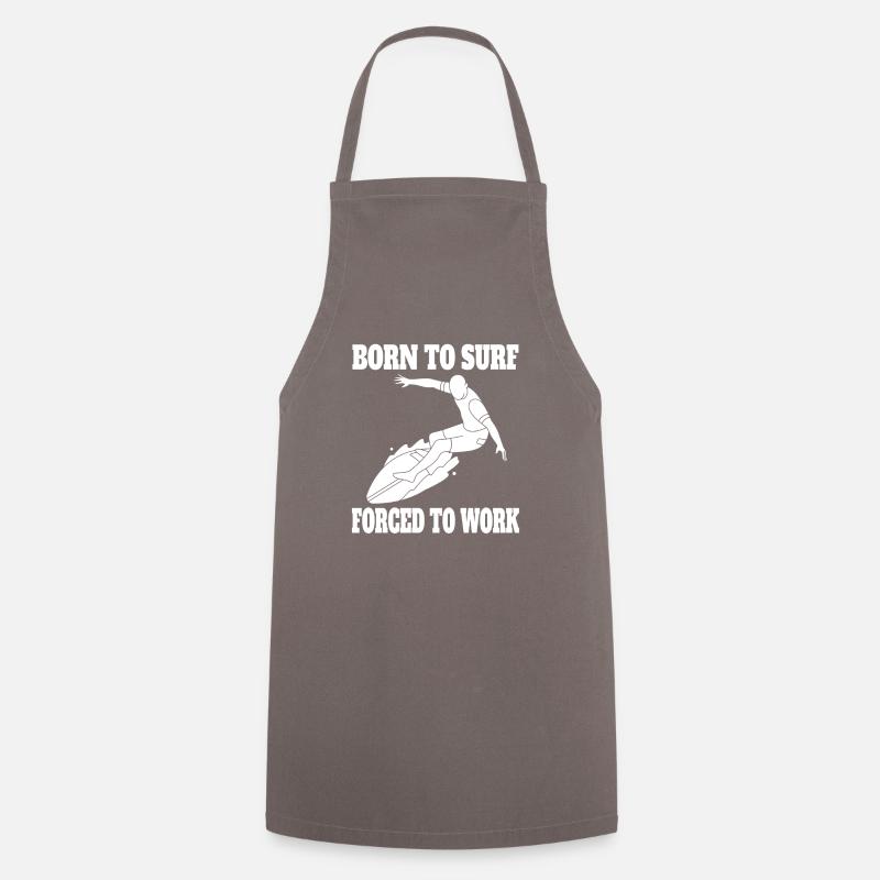 Surfer surf surf surf surf moniteur de surf - Tablier de cuisine - gris