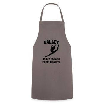Ballet Dancer Gift Ballerina Dance Class Dance - Tablier de cuisine - gris - Devant - AI Model Male 185 dark (185cm)
