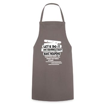 Enfant génial Hippie Festival Fun Funny - Tablier de cuisine - gris - Devant - AI Model Male 185 dark (185cm)