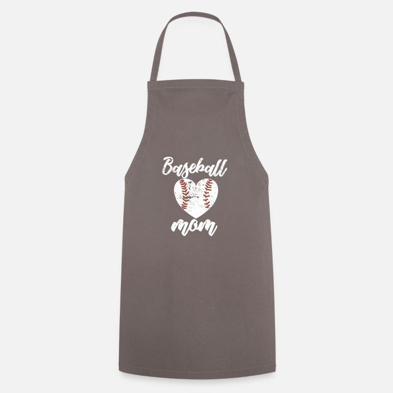 Baseball Baseball Mama Baseball Player - Cooking Apron - grey