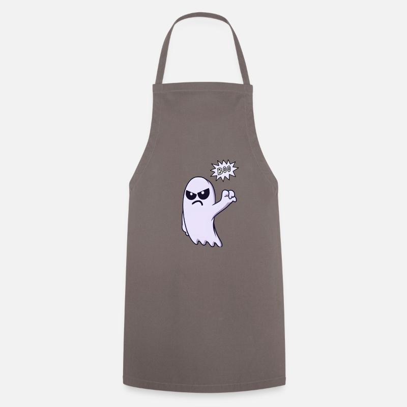 Fantôme de désapprobation - Tablier de cuisine - gris