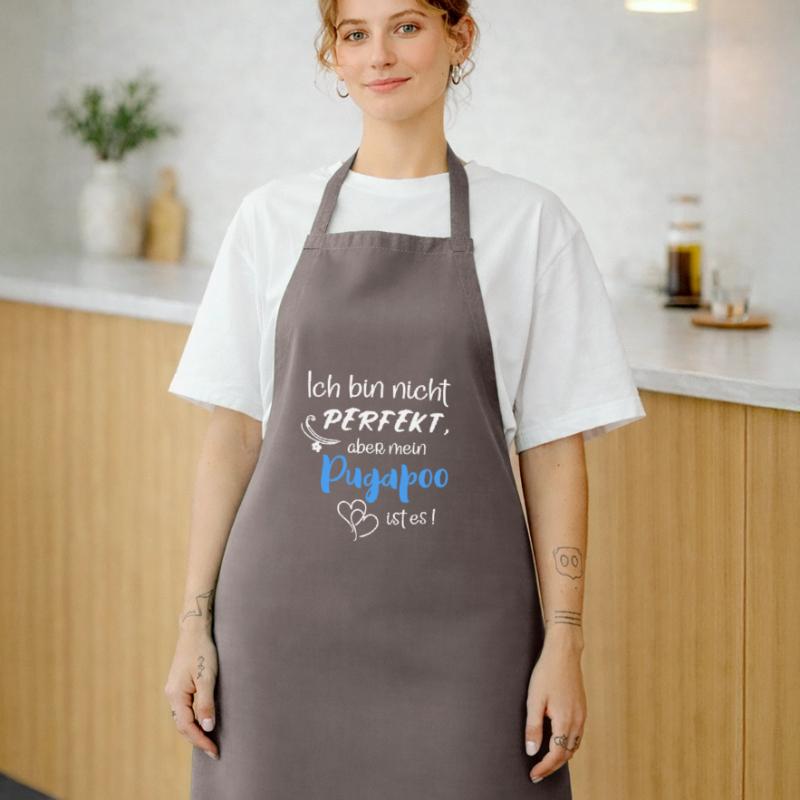 Perfekter Pugapoo - Pudel Mops Mix Kochschürze