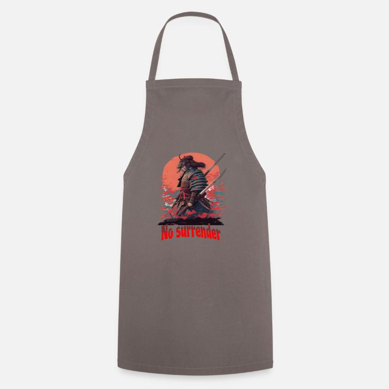 Samurai - Kochschürze - Grau