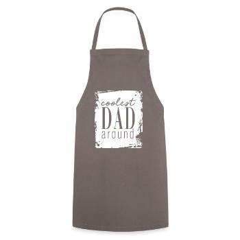 Meilleur papa - Tablier de cuisine - gris - Devant - AI Model Male 185 dark (185cm)