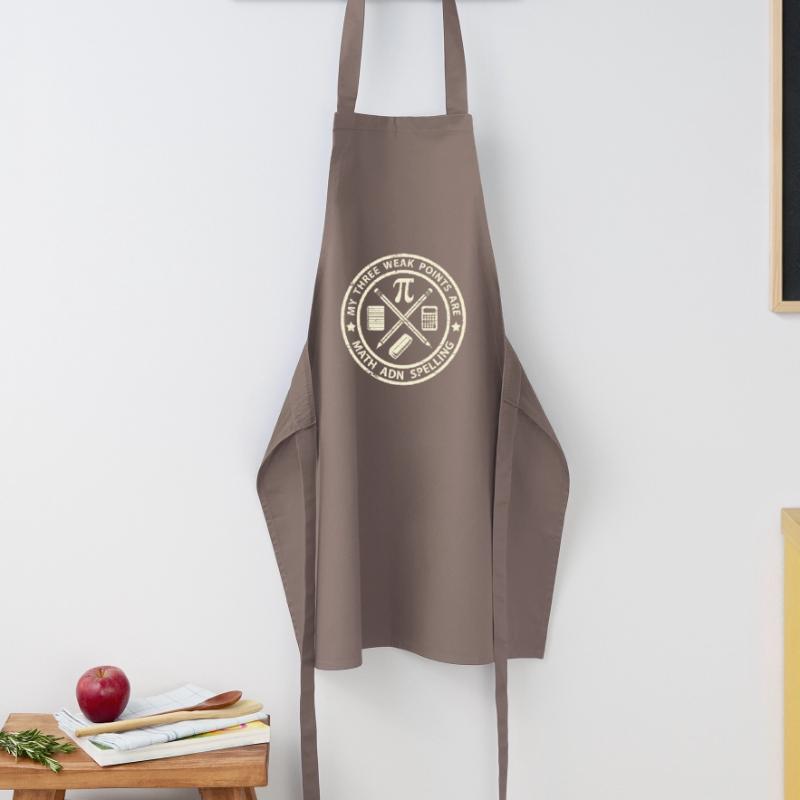 My Three Weak Points Are Math Adn Spelling Cooking Apron