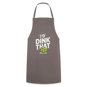 I'd Dink That Pickleball - Cooking Apron - grey - Front - AI Model Male 185 dark (185cm)