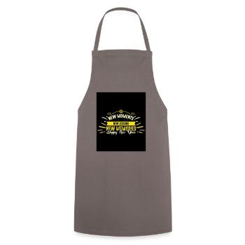 Nouvel An 4 - Tablier de cuisine - gris - Devant - AI Model Male 185 dark (185cm)