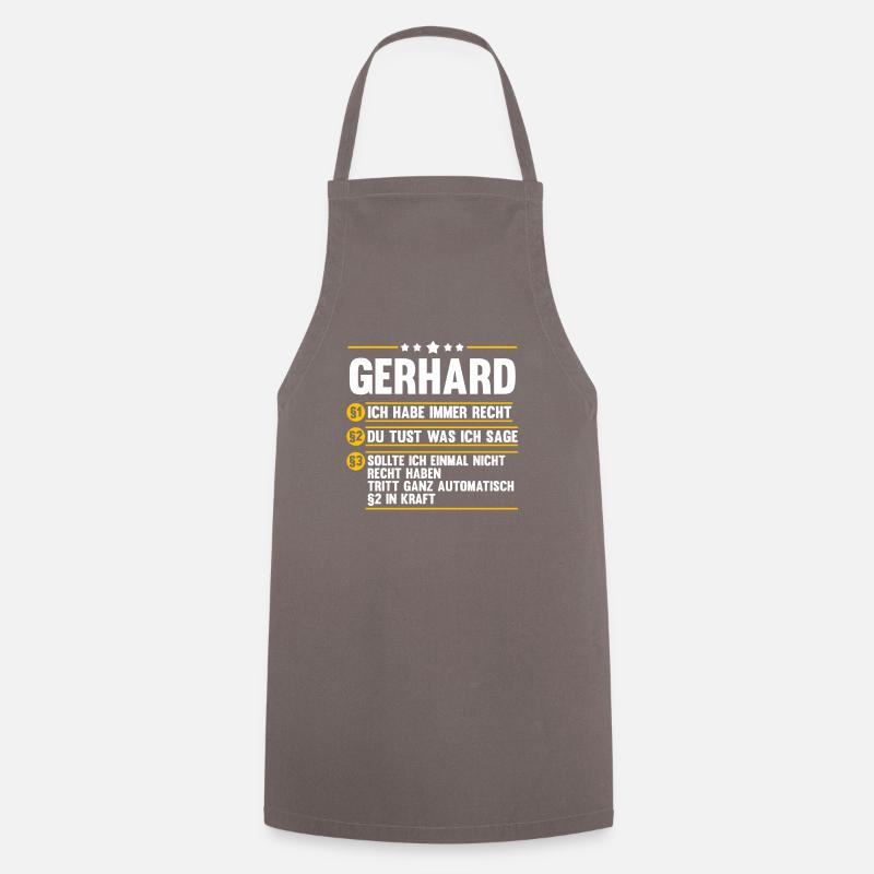 Gerhard - Kochschürze - Grau