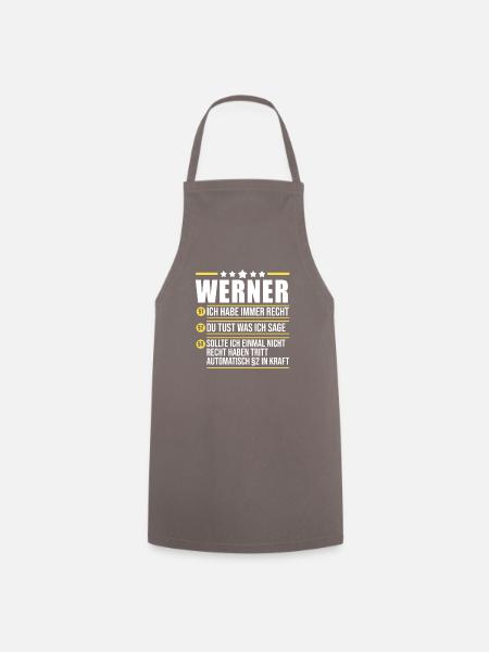 Werner - Kochschürze - Grau