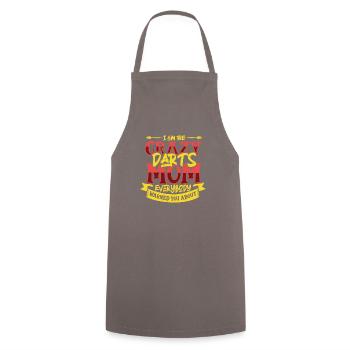 Darts Darts Player Dartboard Dartboard Darts - Cooking Apron - grey - Front - AI Model Male 185 dark (185cm)