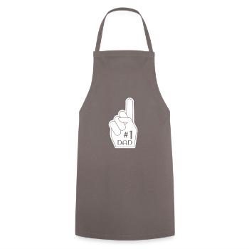 Papa Zitat Männer Papa Geburtstag Vatertag Papa - Kochschürze - Grau - Vorne - AI Model Male 185 dark (185cm)