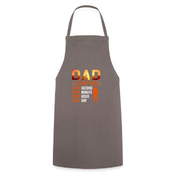 Herren Papa Papa Vatertag Vintage Ehemann Lustig - Kochschürze - Grau - Vorne - AI Model Male 185 dark (185cm)