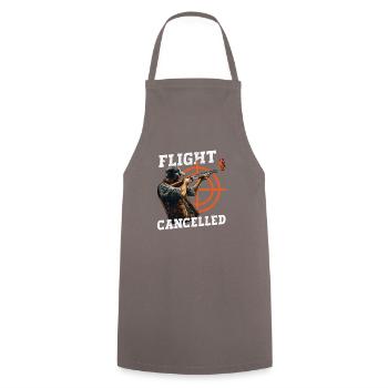Clay Pigeon Shooting Clay Pigeon Shooting Shooting - Cooking Apron - grey - Front - AI Model Male 185 dark (185cm)