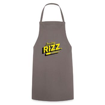 Rizzler Culture Gaming Life Rizzler Quotes - Kochschürze - Grau - Vorne - AI Model Male 185 dark (185cm)