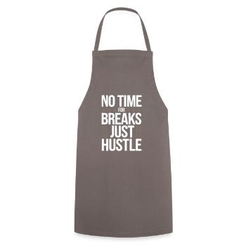 Entrepreneurial Hustle and Workaholic in Business - Cooking Apron - grey - Front - AI Model Male 185 dark (185cm)