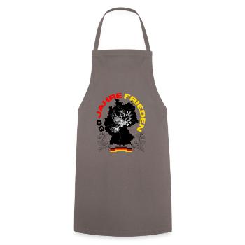 80 ans de paix pour l’Allemagne - Tablier de cuisine - gris - Devant - AI Model Male 185 dark (185cm)